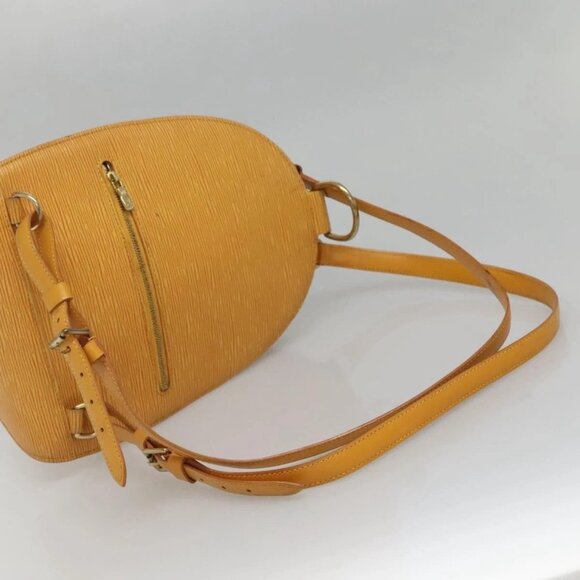 LOUIS VUITTON Epi Mabillon Backpack Yellow M52239 LV Auth 141386 - Picture 8 of 16